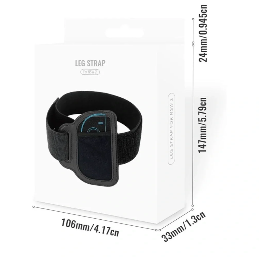 Leg Strap for Switch 2, Adjustable Leg Exercise Fitness Ring Strap